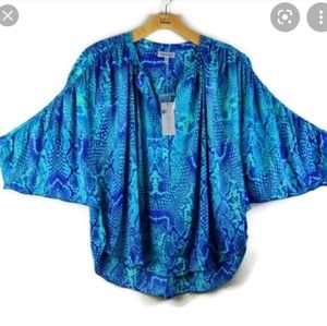 Jlo shiny snake skin pattern